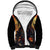 Samurai Halloween Sherpa Hoodie Japan Art Style