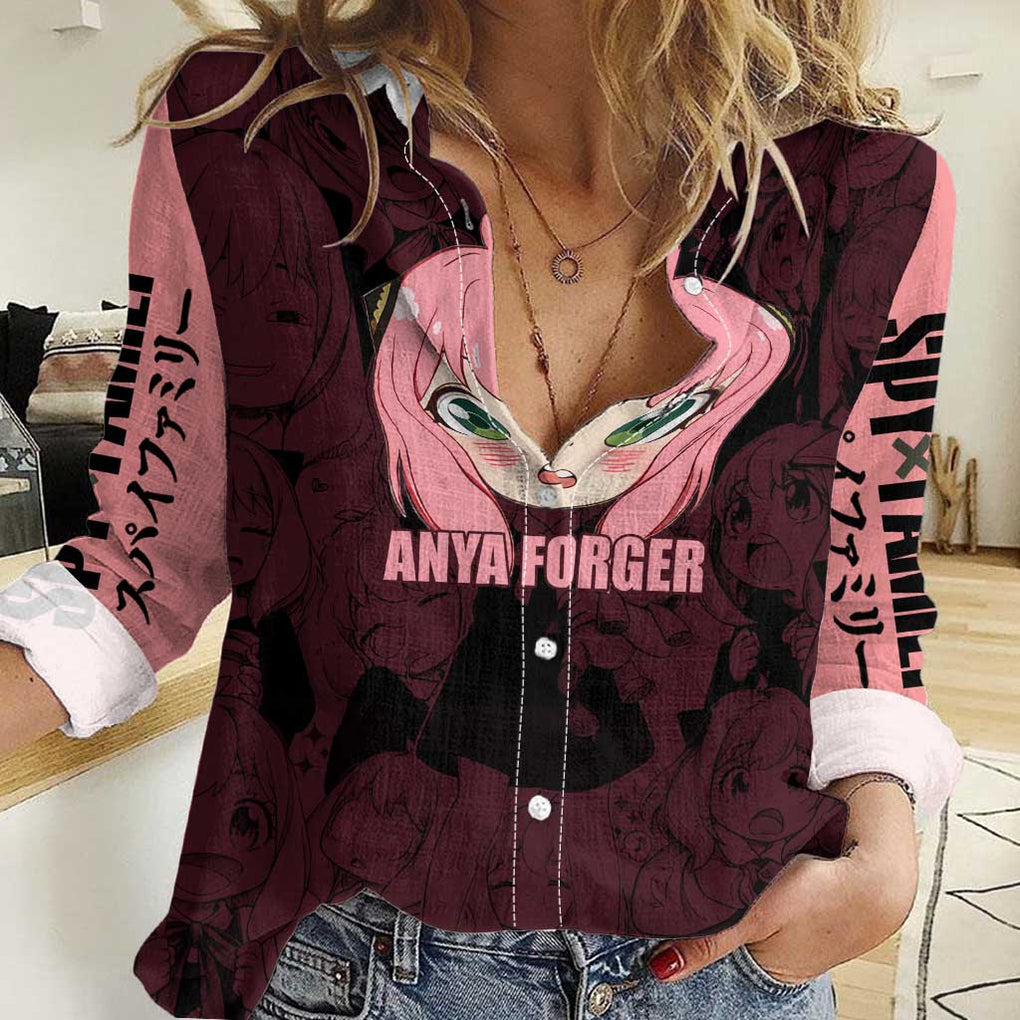 Anya - Spy x Family Women Casual Shirt Anime Style