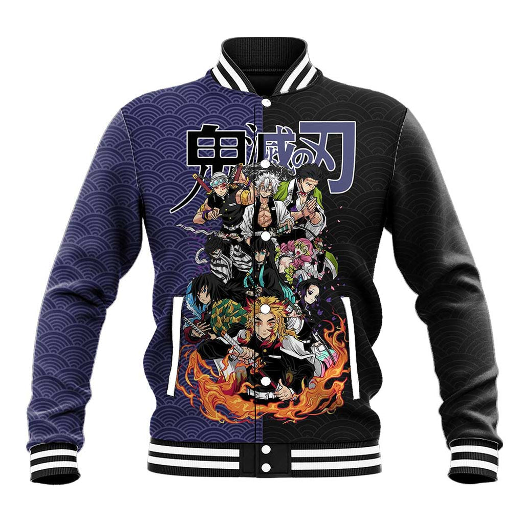 Hashira Team - Demon Slayer Baseball Jacket Anime Style