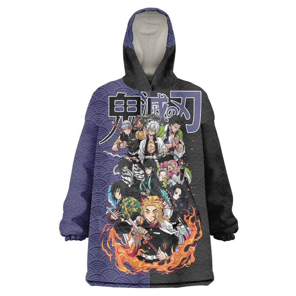 Hashira Team - Demon Slayer Wearable Blanket Hoodie Anime Style