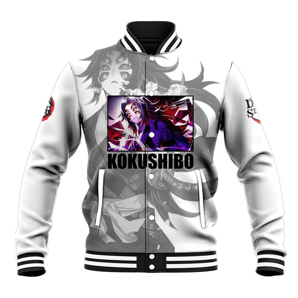 Kokushibo - Kimesu No Yaiba Baseball Jacket Japan Anime Style TS04