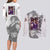 Kokushibo - Kimesu No Yaiba Couples Matching Long Sleeve Bodycon Dress and Long Sleeve Button Shirt Japan Anime Style TS04