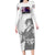 Kokushibo - Kimesu No Yaiba Family Matching Long Sleeve Bodycon Dress and Hawaiian Shirt Japan Anime Style TS04