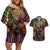 Trippy Cloud Strife Final Fantasy 7 Couples Matching Off Shoulder Short Dress and Hawaiian Shirt Trippy Style