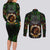 Trippy Princess Mononoke Studio Ghibli Couples Matching Long Sleeve Bodycon Dress and Long Sleeve Button Shirt Trippy Style