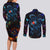 Sea Creatures Ponyo Studio Ghibli Couples Matching Long Sleeve Bodycon Dress and Long Sleeve Button Shirt Trippy Style