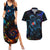 Sea Creatures Ponyo Studio Ghibli Couples Matching Summer Maxi Dress and Hawaiian Shirt Trippy Style