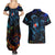 Sea Creatures Ponyo Studio Ghibli Couples Matching Summer Maxi Dress and Hawaiian Shirt Trippy Style