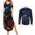 Sea Creatures Ponyo Studio Ghibli Couples Matching Summer Maxi Dress and Long Sleeve Button Shirt Trippy Style