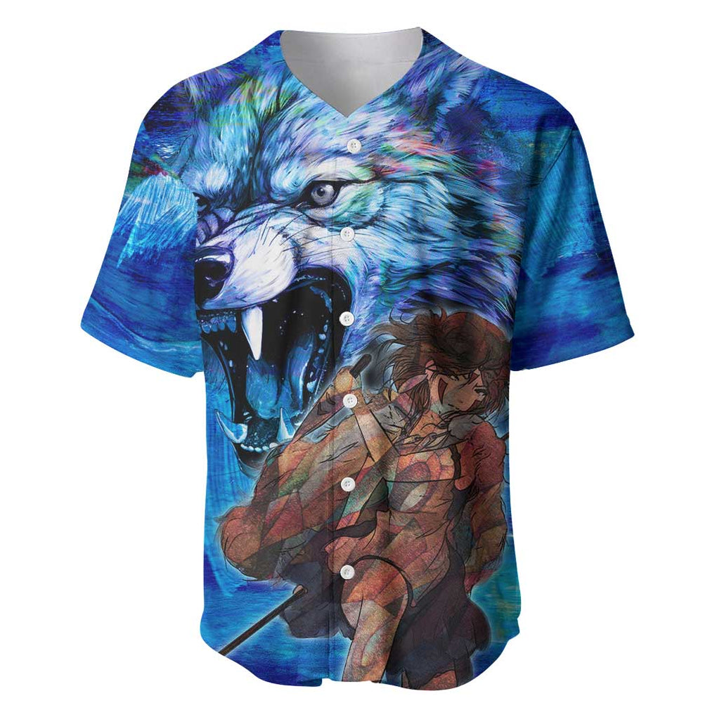 Raging Princess Mononoke Studio Ghibli Baseball Jersey Trippy Style