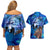 Raging Princess Mononoke Studio Ghibli Couples Matching Off Shoulder Short Dress and Hawaiian Shirt Trippy Style