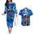 Raging Princess Mononoke Studio Ghibli Couples Matching Off The Shoulder Long Sleeve Dress and Hawaiian Shirt Trippy Style