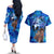 Raging Princess Mononoke Studio Ghibli Couples Matching Off The Shoulder Long Sleeve Dress and Hawaiian Shirt Trippy Style