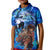 Raging Princess Mononoke Studio Ghibli Kid Polo Shirt Trippy Style