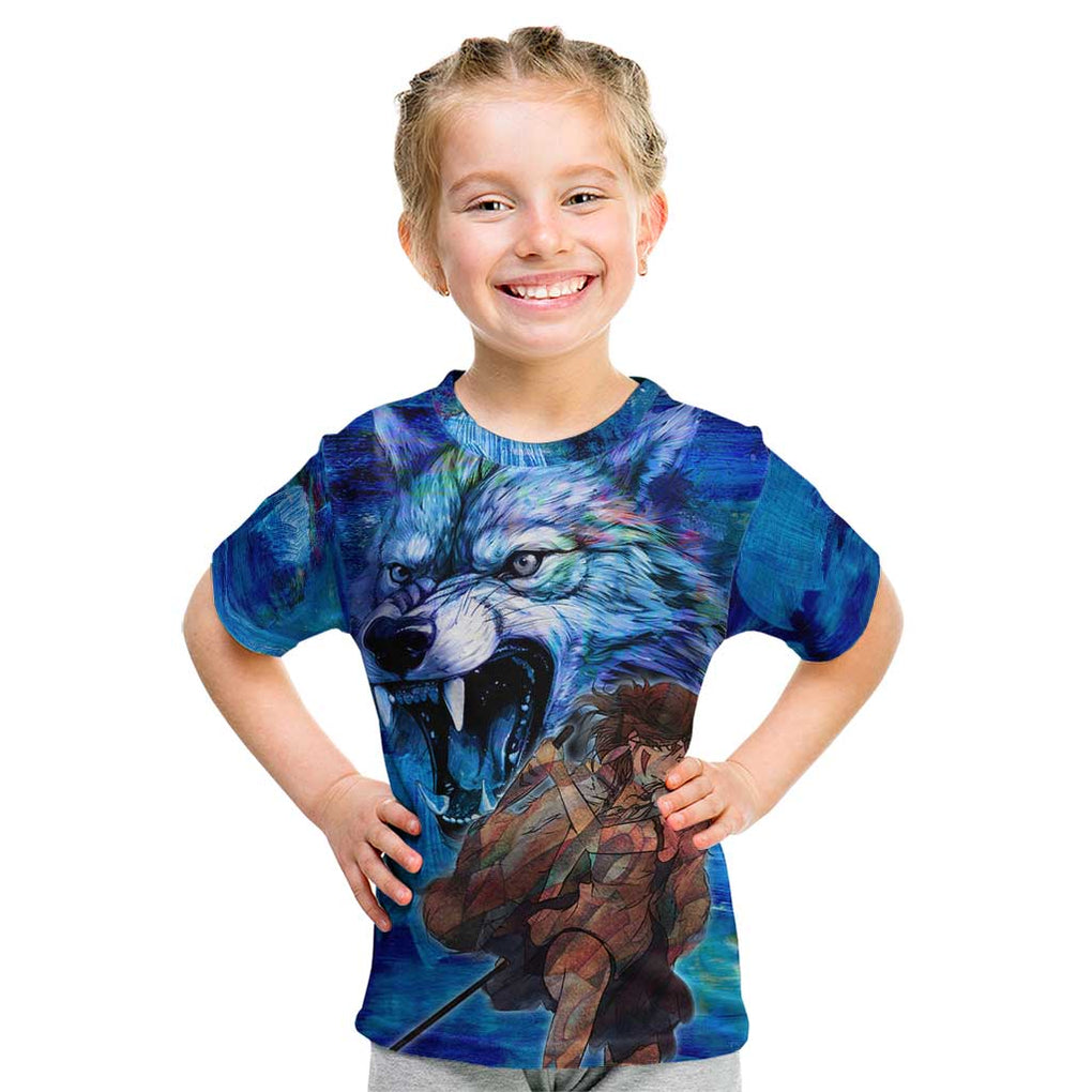 Raging Princess Mononoke Studio Ghibli Kid T Shirt Trippy Style