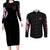 Hisoka V2 Hunter x Hunter Couples Matching Long Sleeve Bodycon Dress and Long Sleeve Button Shirt Anime Style