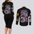 Trafalgar D. Law V4 One Piece Couples Matching Long Sleeve Bodycon Dress and Long Sleeve Button Shirt Anime Style