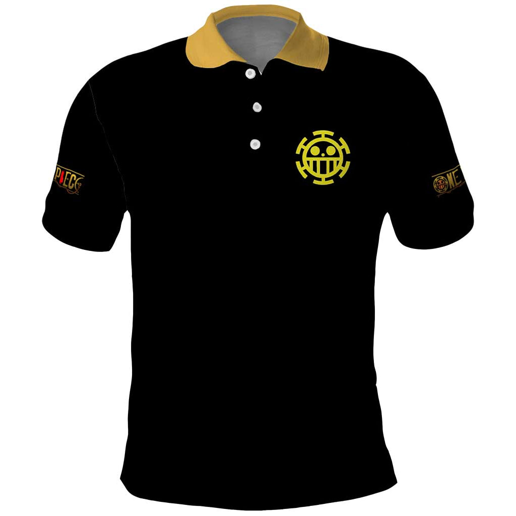 Trafalgar D. Law V4 One Piece Polo Shirt Anime Style