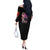 Zaraki Kenpachi V4 Bleach Off The Shoulder Long Sleeve Dress Anime Style