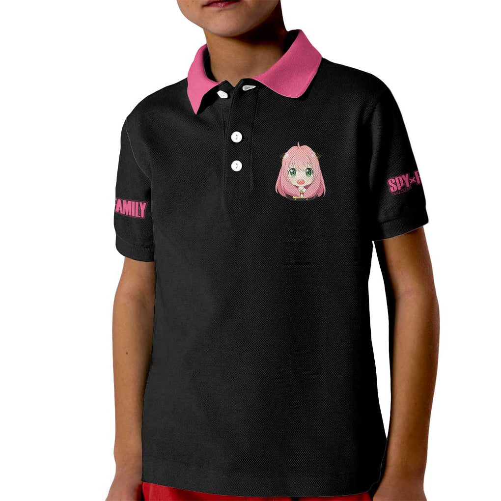 Anya Forger V2 Spy x Family Kid Polo Shirt Anime Style