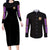 Shadow Garden The Eminence in Shadow Couples Matching Long Sleeve Bodycon Dress and Long Sleeve Button Shirt Anime Style