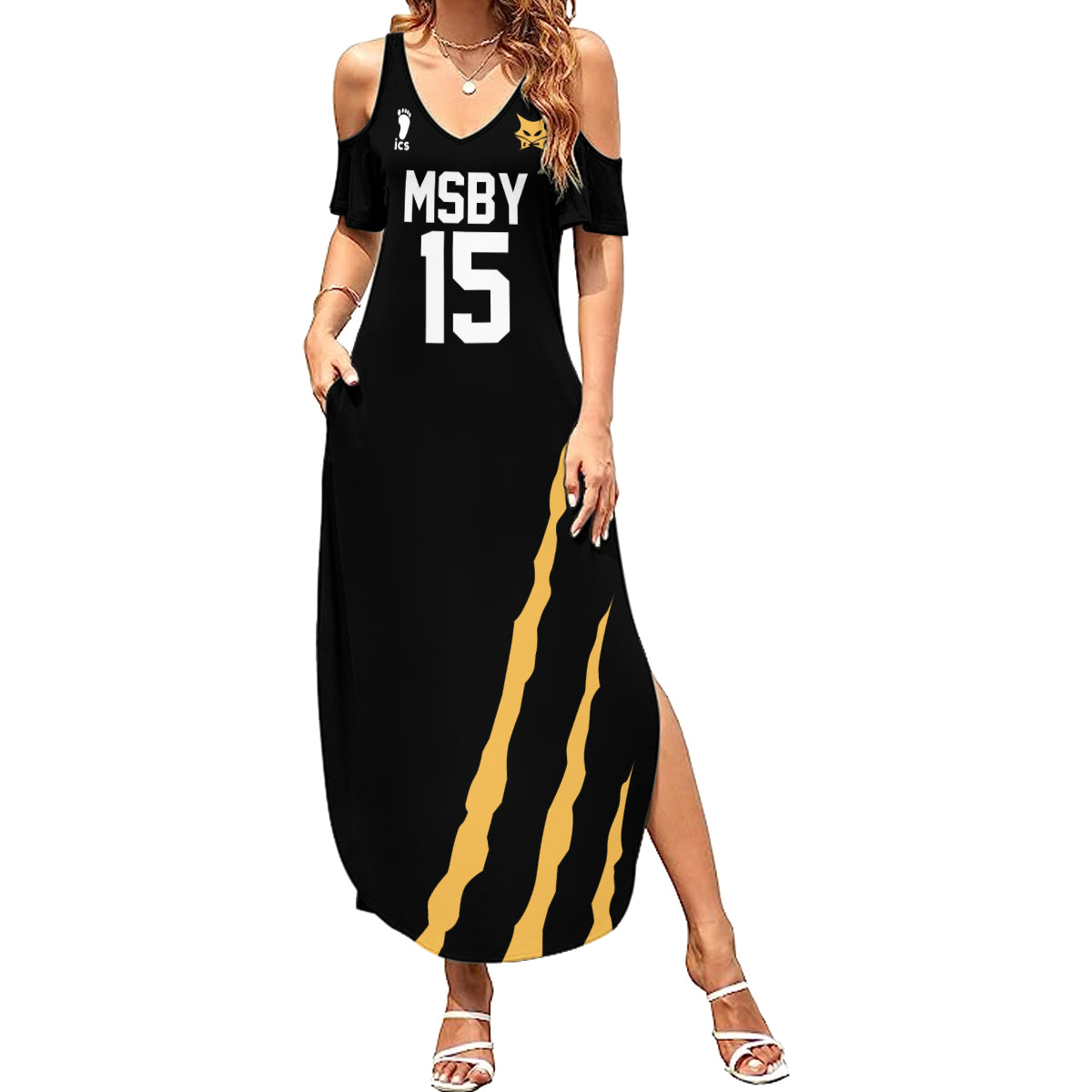 MSBY Kiyoomi Sakusa Summer Maxi Dress Number 15 Anime