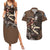 Mikasa Ackerman Couples Matching Summer Maxi Dress and Hawaiian Shirt Attack On Tittan