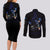 Jellal Fernandes Couples Matching Long Sleeve Bodycon Dress and Long Sleeve Button Shirt Fairy Tail