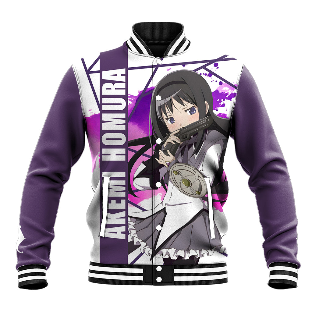 Puella Magi Madoka Magica Baseball Jacket Akemi Homura