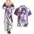 Puella Magi Madoka Magica Couples Matching Summer Maxi Dress and Hawaiian Shirt Akemi Homura