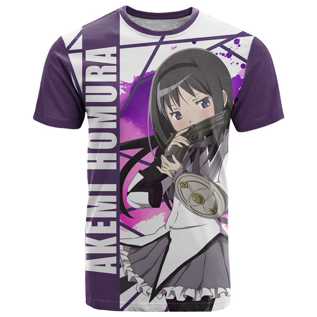 Puella Magi Madoka Magica T Shirt Akemi Homura