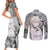 Shokugeki no Soma Couples Matching Short Sleeve Bodycon Dress and Long Sleeve Button Shirt Nakiri Alice Anime