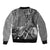 Beerus Dragon Ball Bomber Jacket Anime Mix Text Pattern Abstract Style