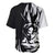 Goku Dragon Ball Black And White Abstract Baseball Jersey Anime Style