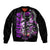 Frieza Dragon Ball Bomber Jacket Anime Mix Text Pattern Abstract Style