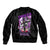 Frieza Dragon Ball Bomber Jacket Anime Mix Text Pattern Abstract Style