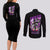 Frieza Dragon Ball Couples Matching Long Sleeve Bodycon Dress and Long Sleeve Button Shirt Anime Mix Text Pattern Abstract Style