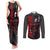 Jiren Dragon Ball Couples Matching Tank Maxi Dress and Long Sleeve Button Shirt Anime Mix Text Pattern Abstract Style