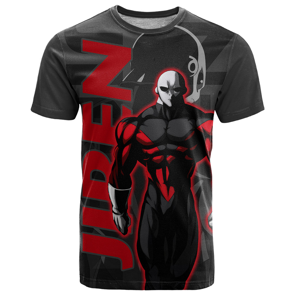 Jiren Dragon Ball T Shirt Anime Mix Text Pattern Abstract Style