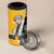 Stein Franken Soul Eater 4 in 1 Can Cooler Tumbler Anime Art Mix With Skull Pattern Style