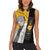 Stein Franken Soul Eater Women Sleeveless Polo Shirt Anime Art Mix With Skull Pattern Style