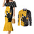 Shinigami Soul Eater Couples Matching Mermaid Dress and Long Sleeve Button Shirt Anime Art Mix With Skull Pattern Style