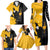 Shinigami Soul Eater Family Matching Long Sleeve Bodycon Dress and Hawaiian Shirt Anime Art Mix With Skull Pattern Style