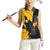 Shinigami Soul Eater Women Sleeveless Polo Shirt Anime Art Mix With Skull Pattern Style