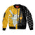 Excalibur Soul Eater Bomber Jacket Anime Art Mix With Skull Pattern Style