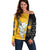 Excalibur Soul Eater Off Shoulder Sweater Anime Art Mix With Skull Pattern Style