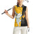 Excalibur Soul Eater Women Sleeveless Polo Shirt Anime Art Mix With Skull Pattern Style