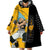 Black Star Soul Eater Wearable Blanket Hoodie Anime Art Mix With Skull Pattern Style