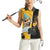 Black Star Soul Eater Women Sleeveless Polo Shirt Anime Art Mix With Skull Pattern Style