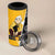 Evans Soul Eater 4 in 1 Can Cooler Tumbler Anime Art Mix With Skull Pattern Style